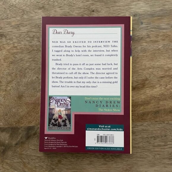 5/$20 NEW Nancy Drew Diaries #17 FAMOUS MISTAKES Book - Picture 3 of 4